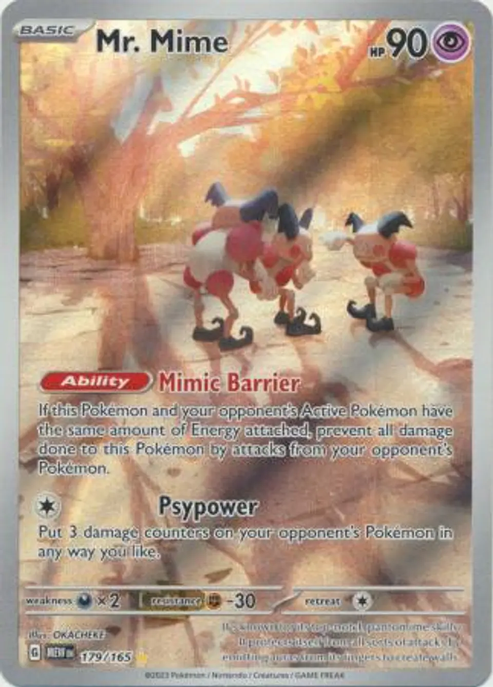 Mr. Mime - 179/165 - Illustration Rare (Español) 1