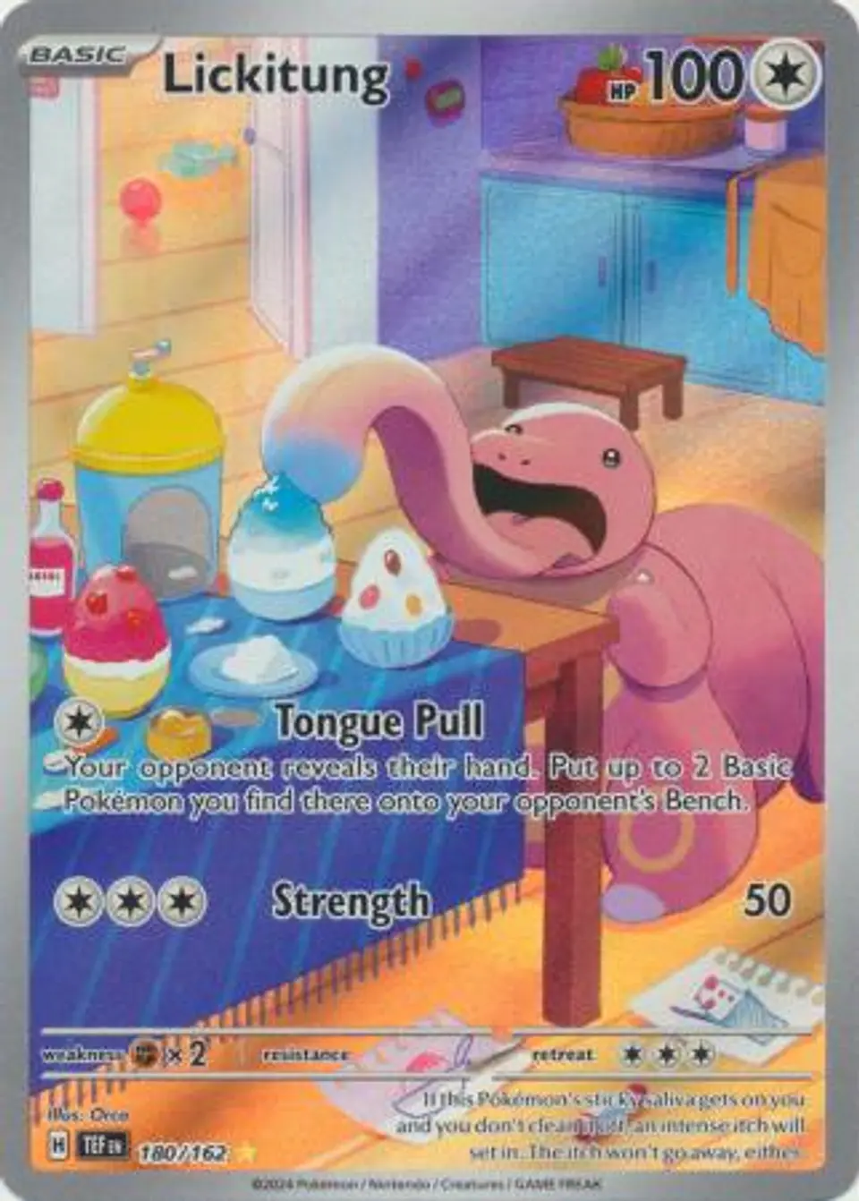 Lickitung - 180/162 - Illustration Rare 1