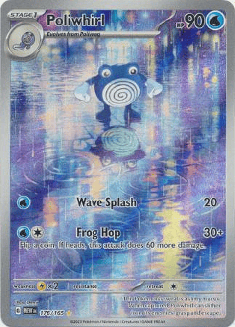 Poliwhirl - 176/165 - Illustration Rare Ingles