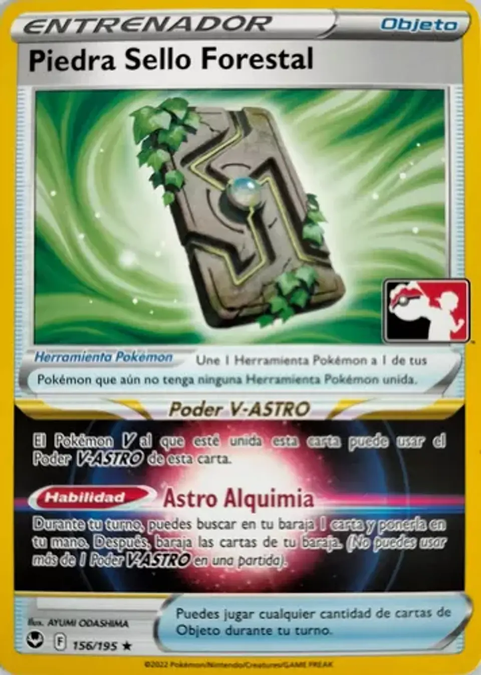 Forest Seal Stone (156/195) [Prize Pack Series Three] (Español) 1
