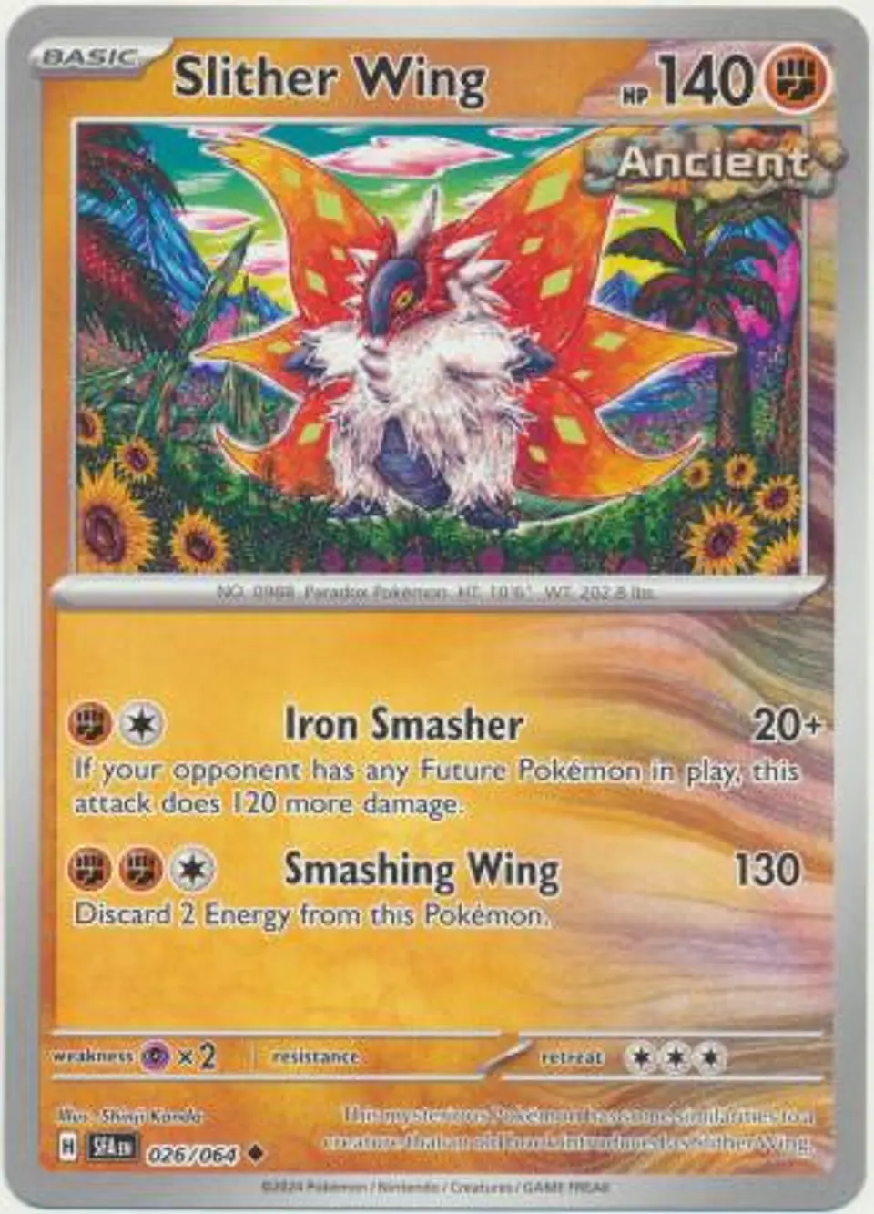 Slither Wing - 026/064 - Uncommon Reverse Holo 1