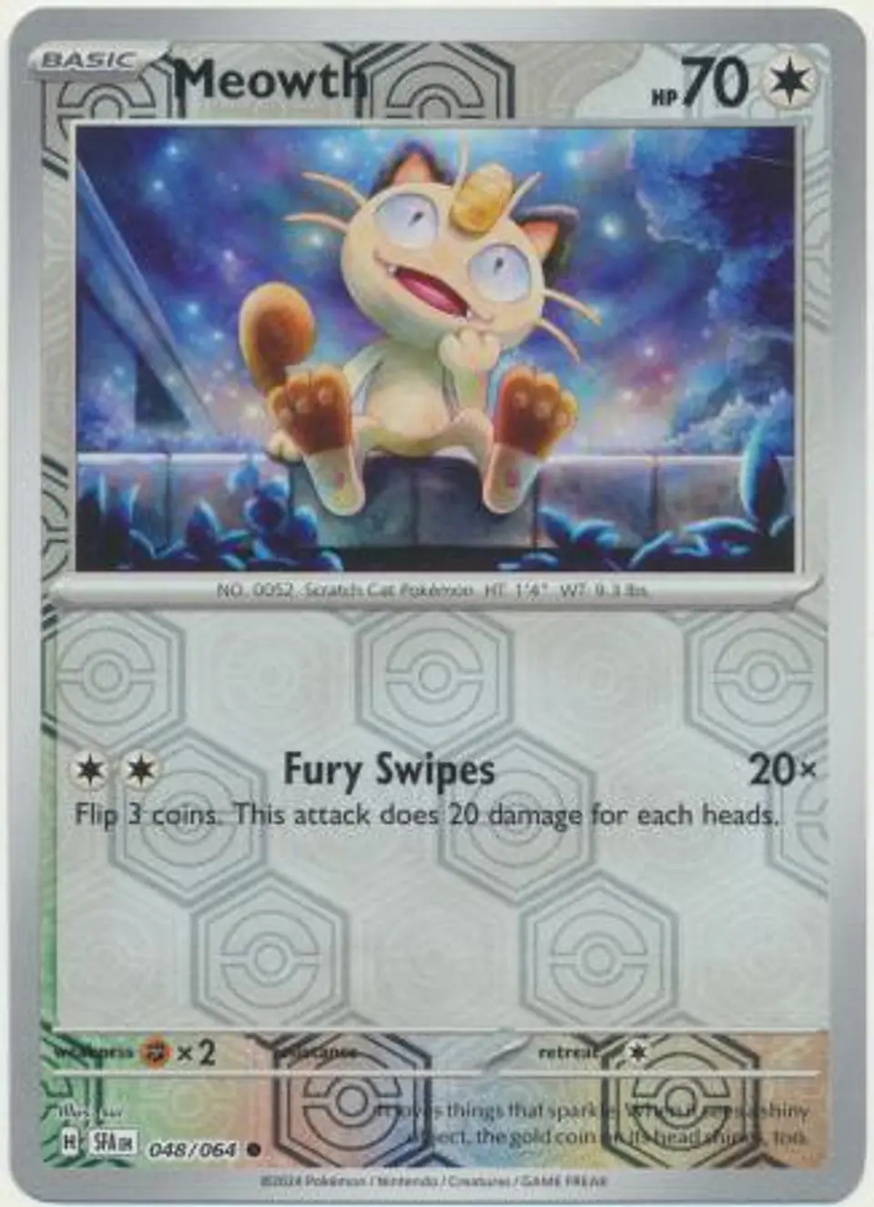 Meowth - 048/064 - Common Reverse Holo 1