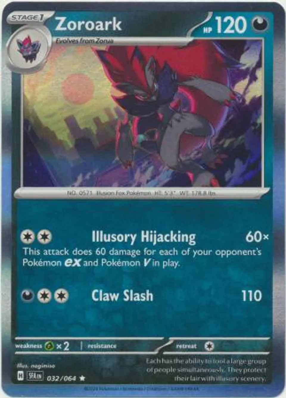Zoroark - 032/064 - Holo Rare 1