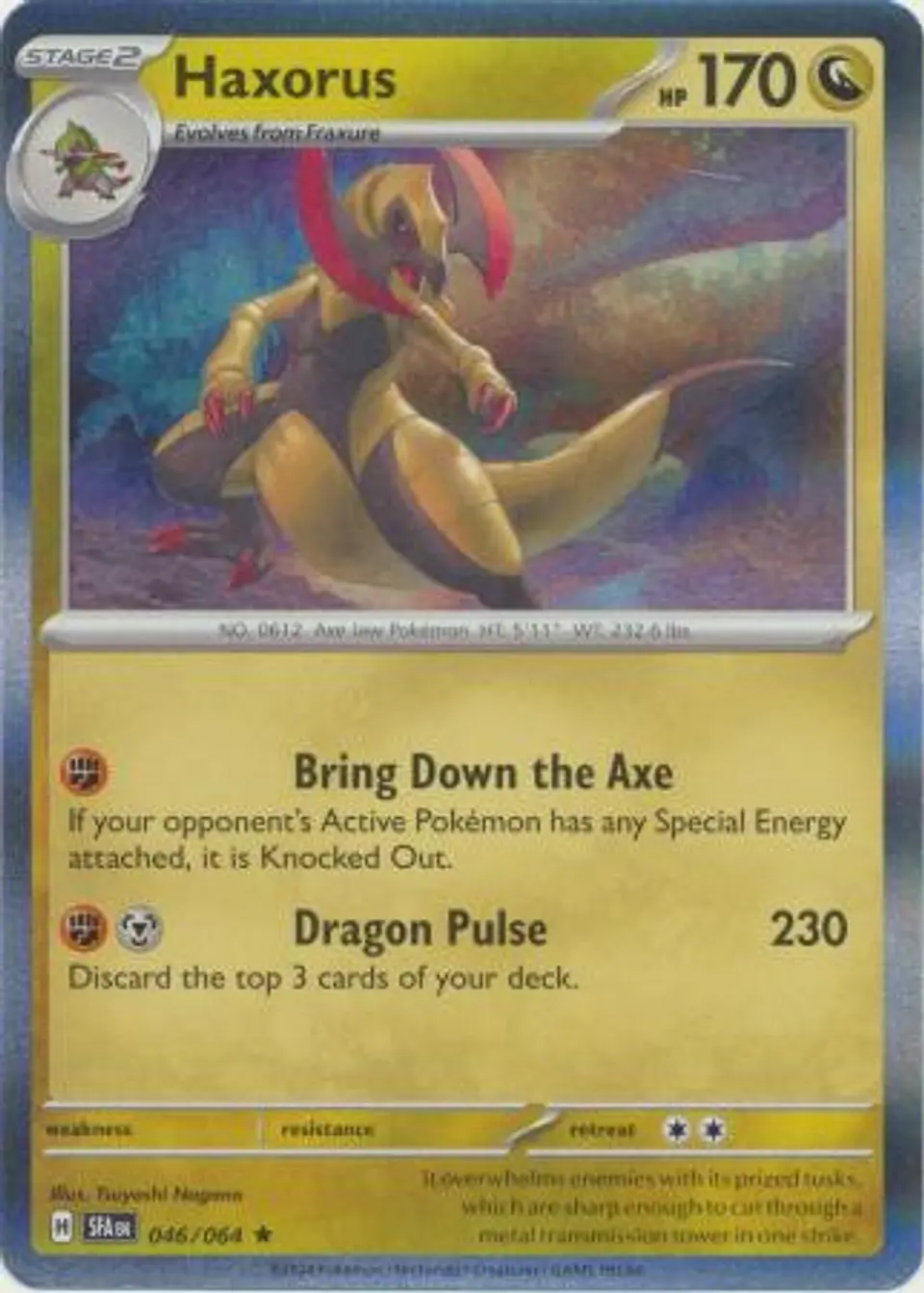 Haxorus - 046/064 - Holo Rare 1