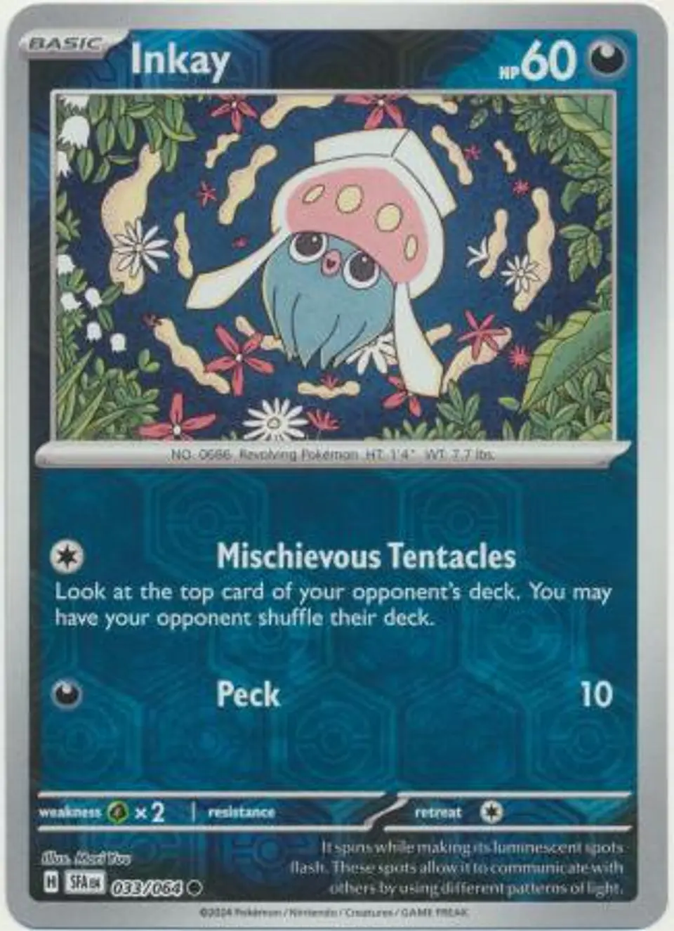 Inkay - 033/064 - Common Reverse Holo 1