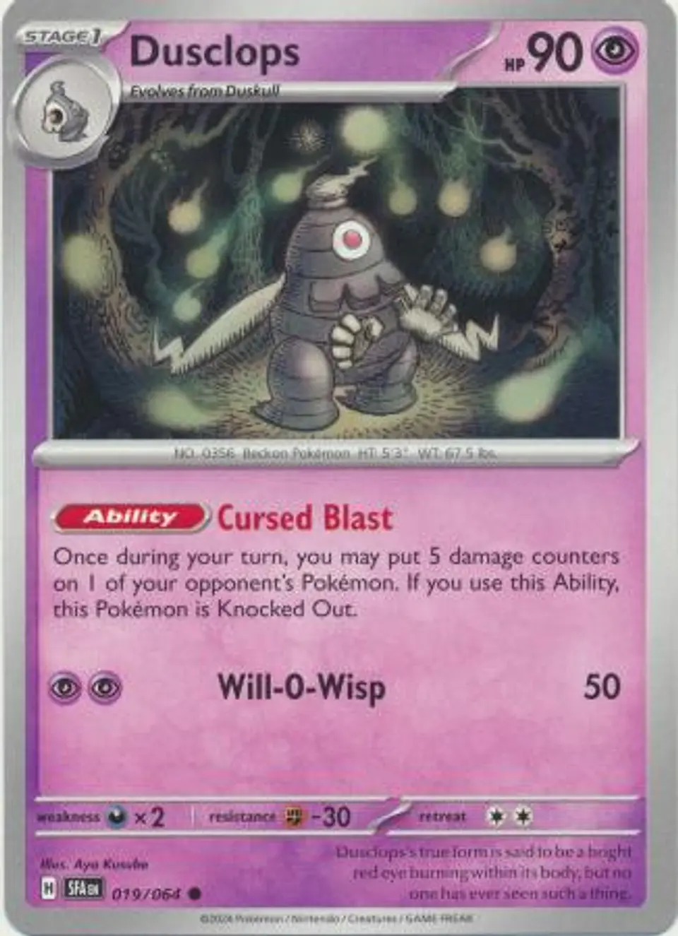 Dusclops - 019/064 - Common 1