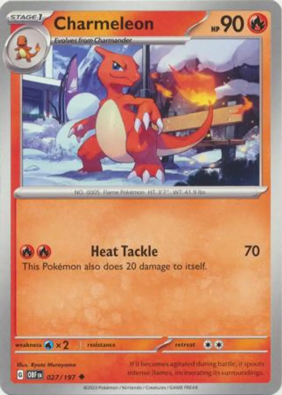 Charmeleon - 027/197 - Uncommon 1
