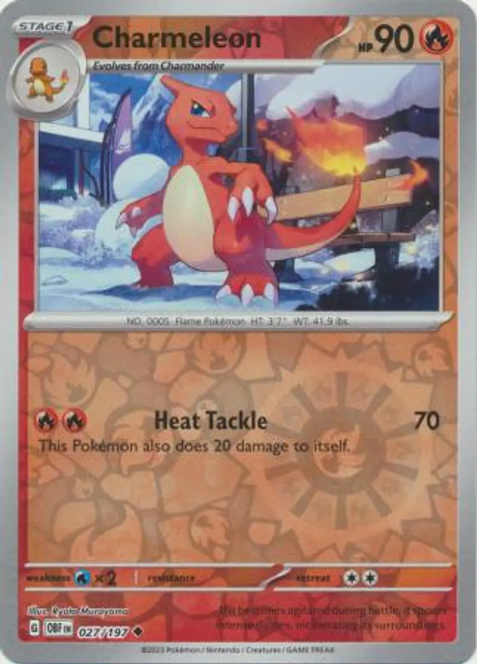 Charmeleon - 027/197 - Uncommon Reverse Holo 1