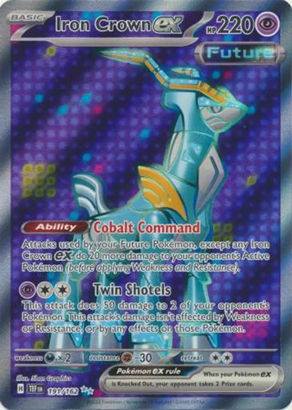 Iron Crown ex - 191/162 - Full Art Secret Rare (Español) 1