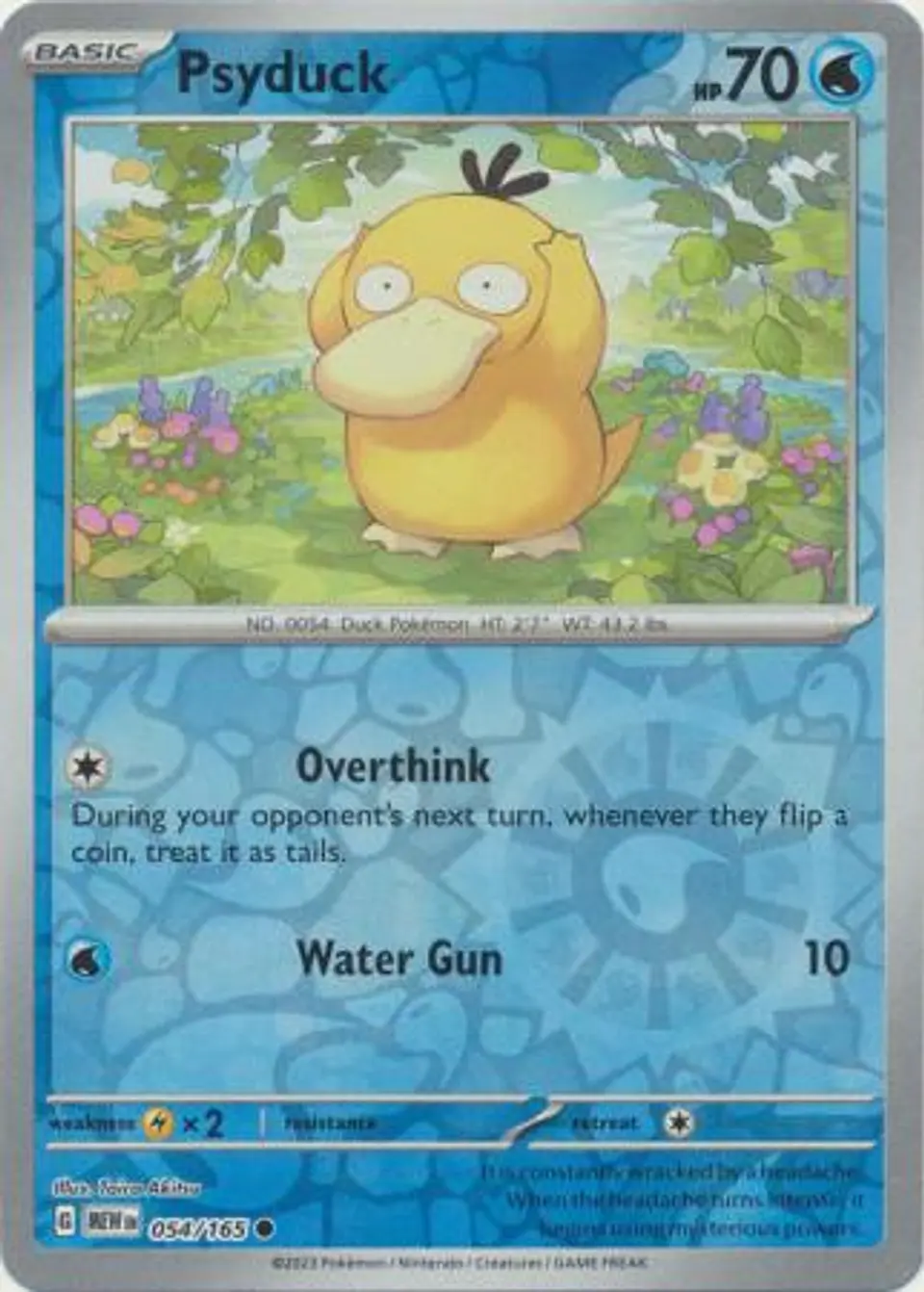 Psyduck - 054/165 - Common Reverse Holo 1