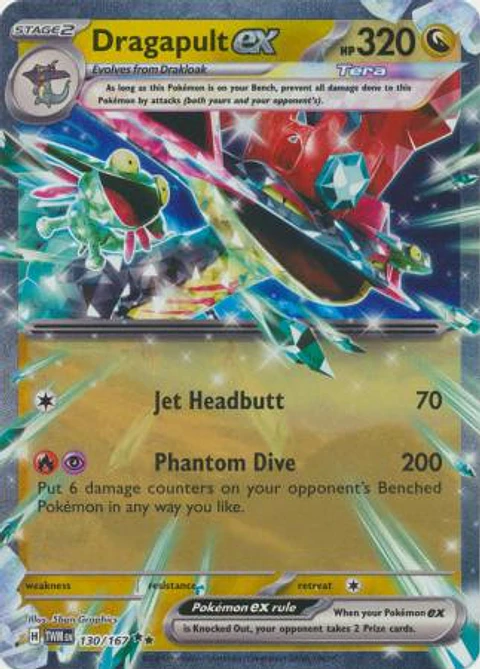 Pokemon TCG Dragapult ex - 130/167 - Ultra Rare