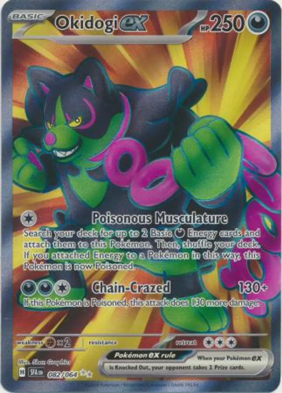 Okidogi ex - 082/064 - Full Art Secret Rare 1