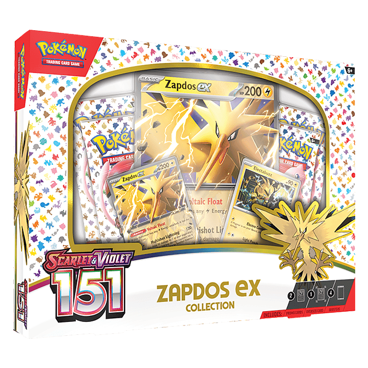 Zapdos EX Collection 151 – Inglés