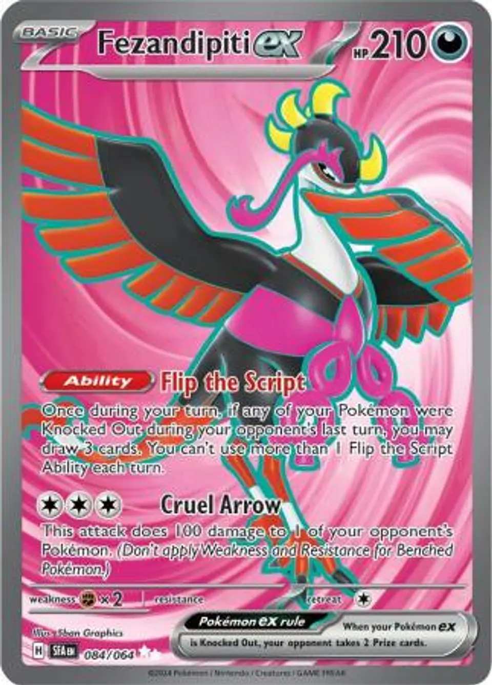Fezandipiti ex - 084/064 - Full Art Secret Rare 1