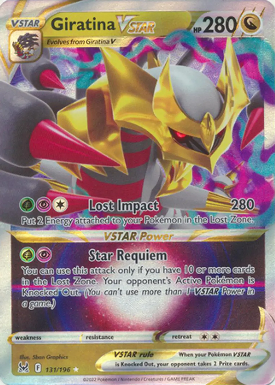 Giratina VSTAR - 131/196 - Ultra Rare 1