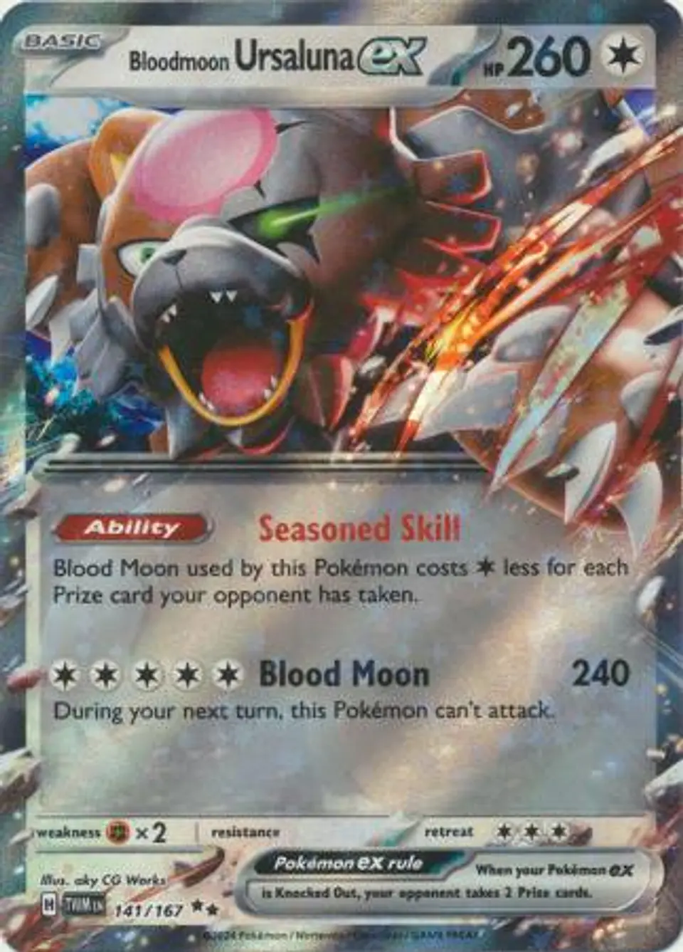 Bloodmoon Ursaluna ex - 141/167 - Ultra Rare 1