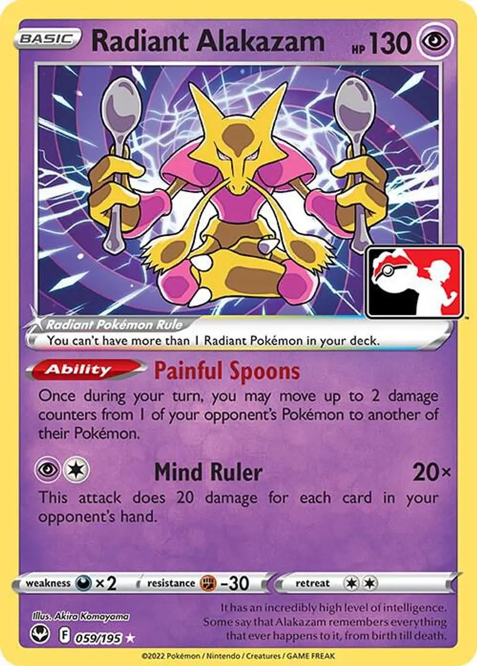 Radiant Alakazam - Prize Pack Series Cards (Español) 1