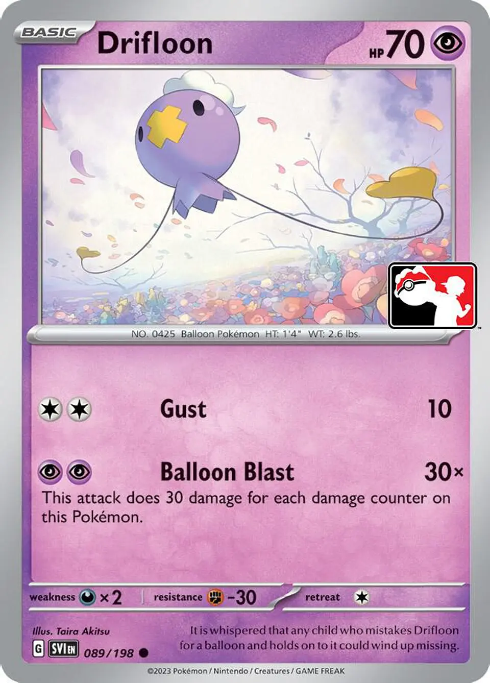 Drifloon - Prize Pack Series Cards (Español) 1