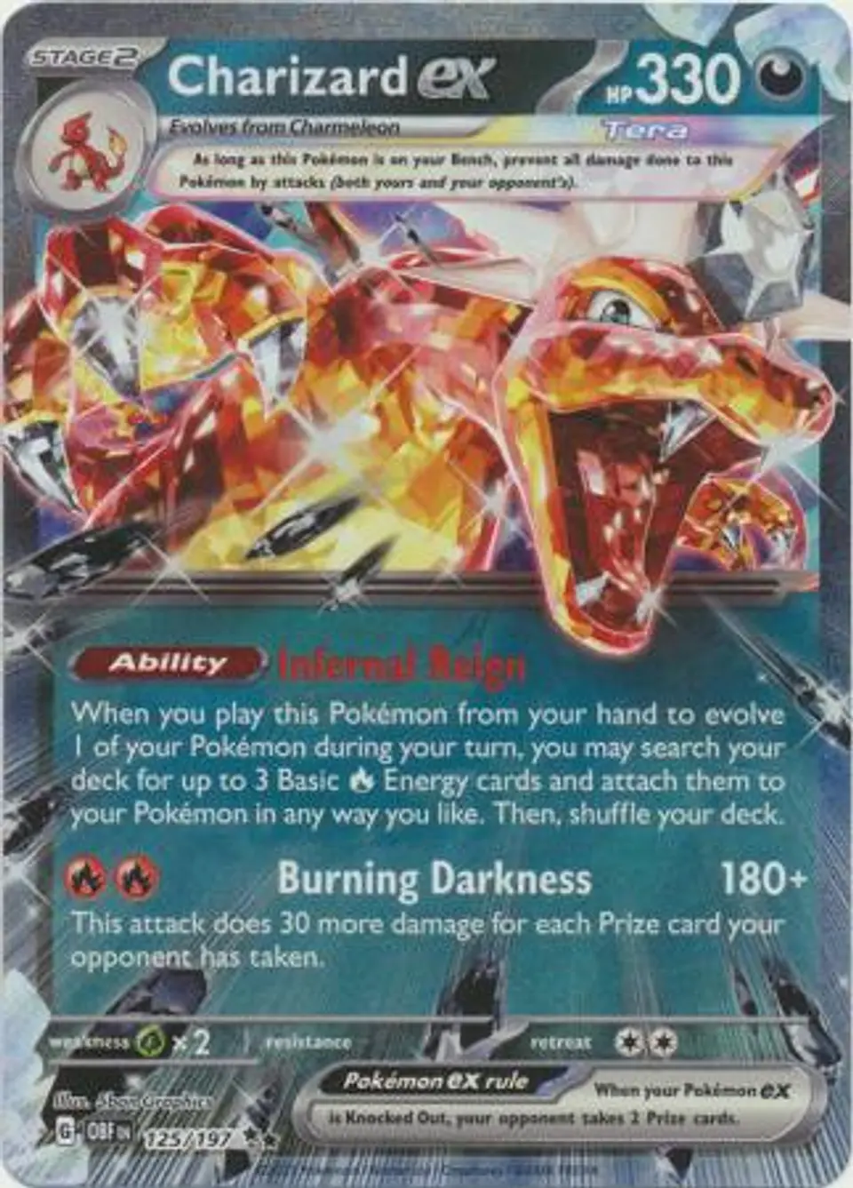 Charizard ex - 125/197 - Ultra Rare 1
