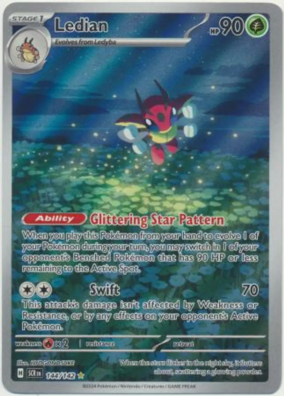 Ledian - 144/142 - Illustration Rare 1