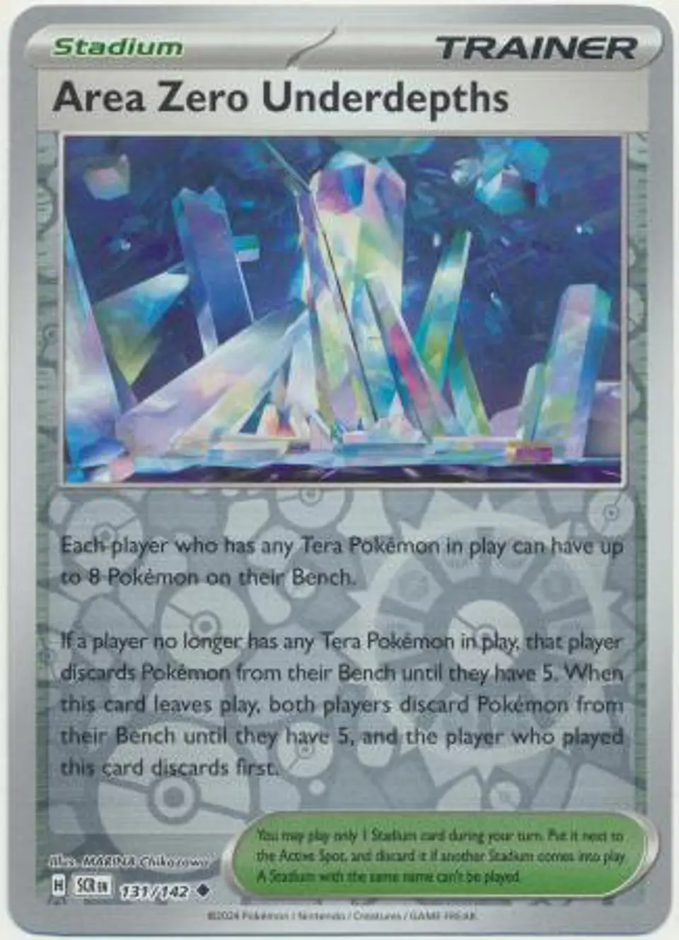 Area Zero Underdepths - 131/142 - Uncommon Reverse Holo 1