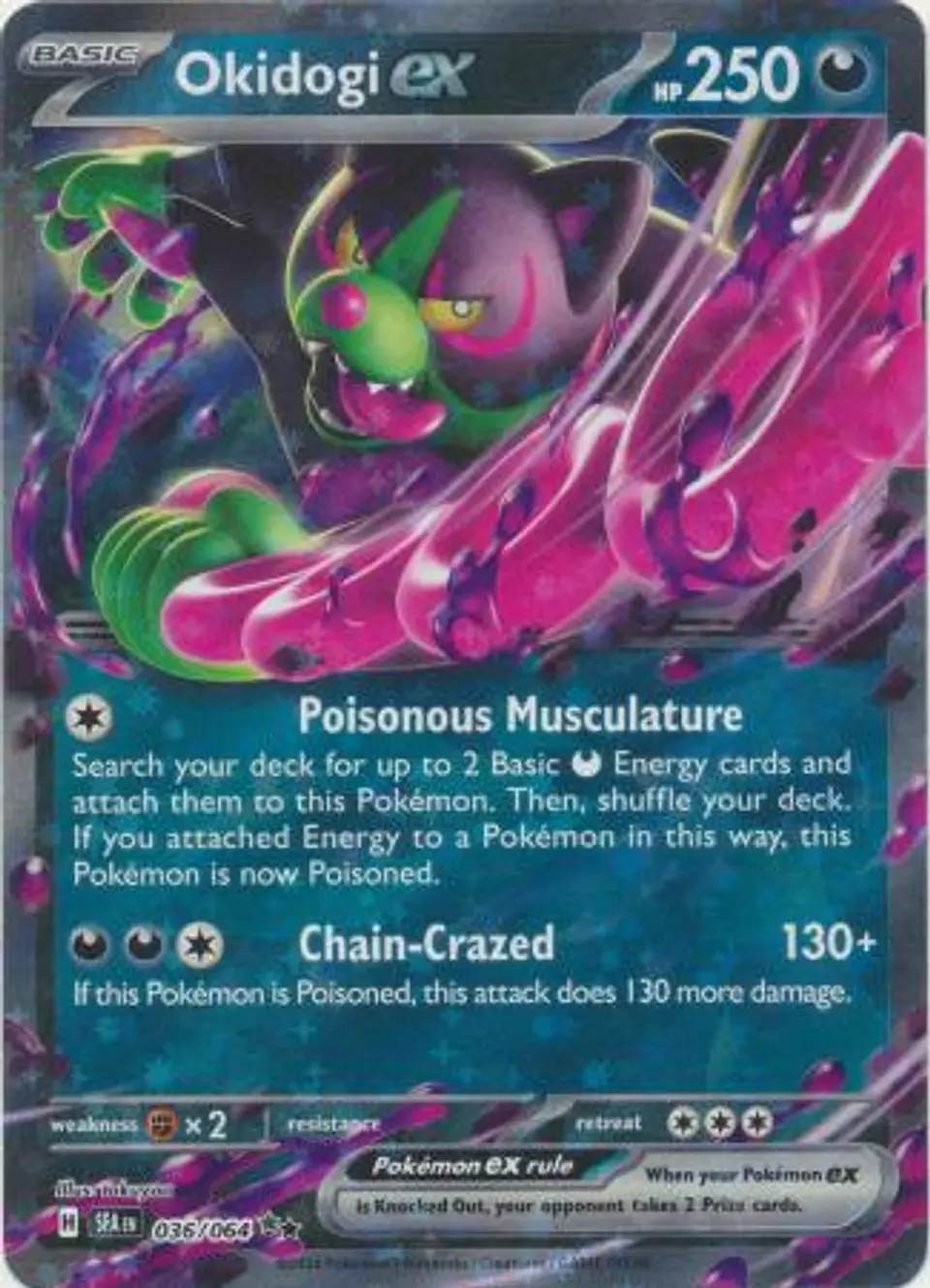 Okidogi ex - 036/064 - Ultra Rare (Español) 1