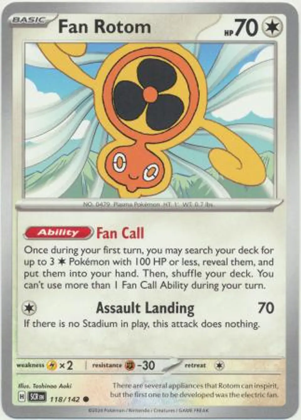 Fan Rotom - 118/142 - Common (Español) 1