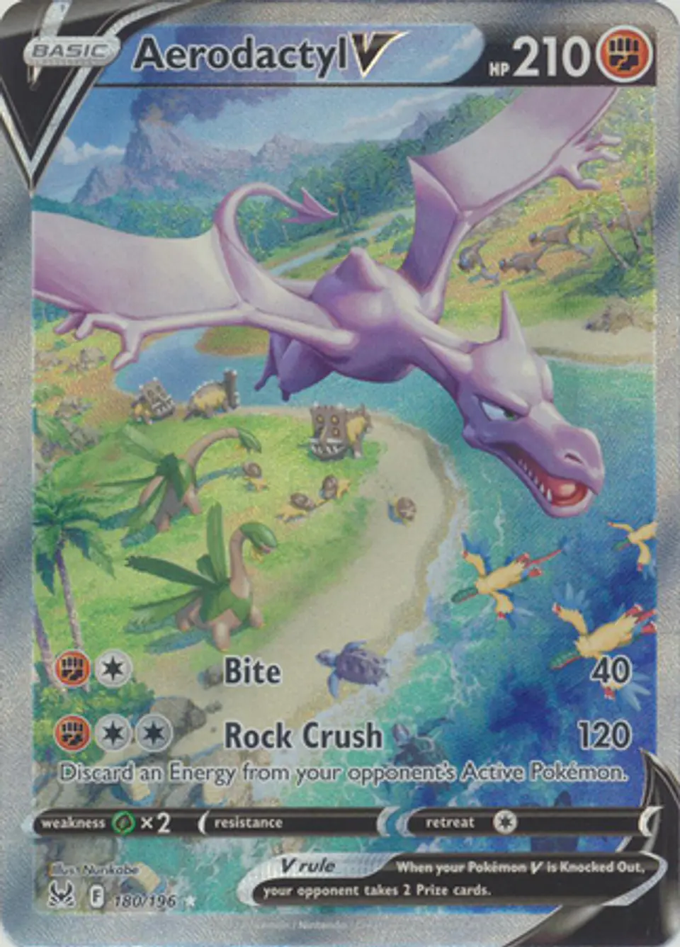 Aerodactyl V - 180/196 - Alternate Art Ultra Rare 1
