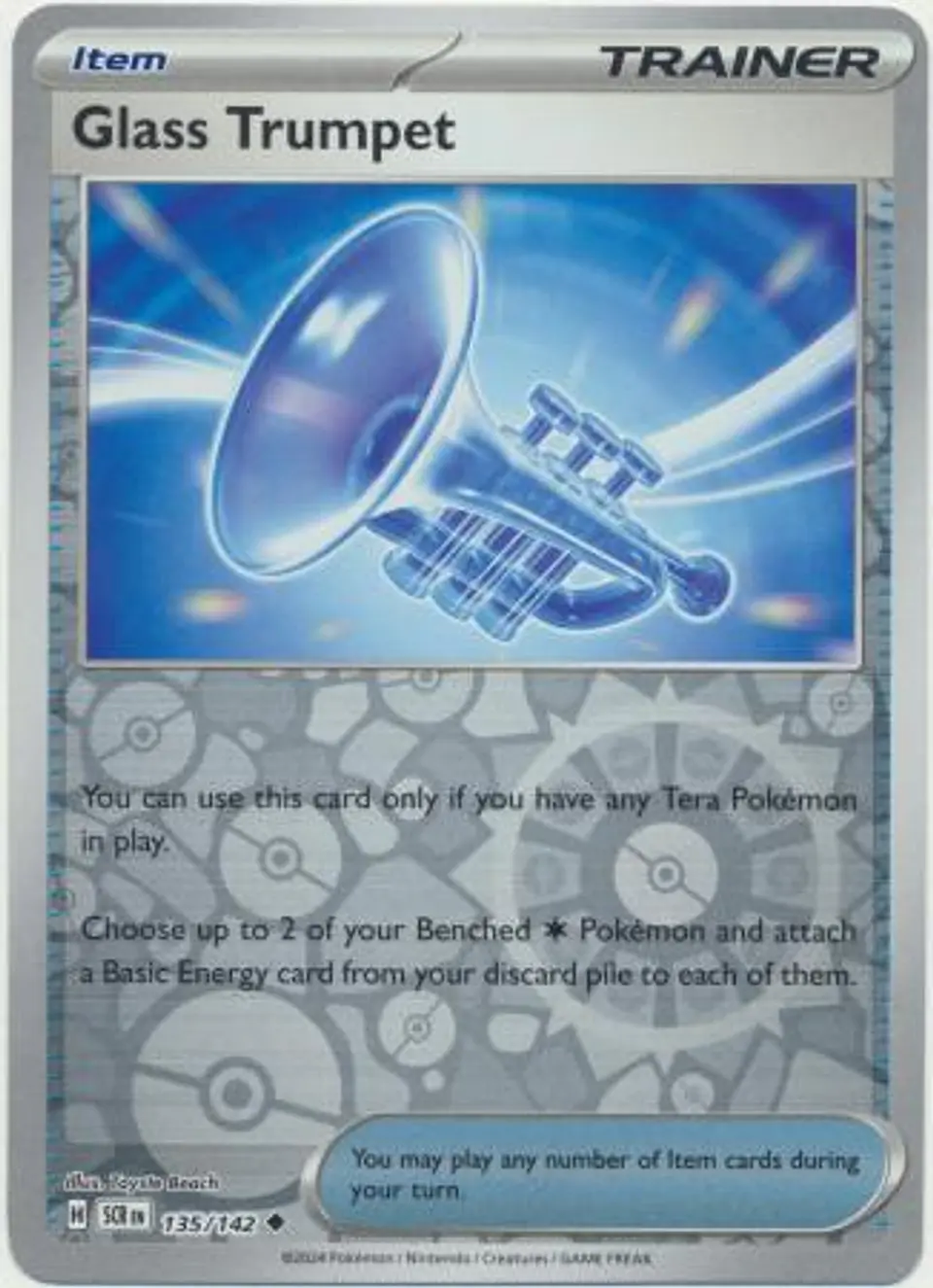 Glass Trumpet - 135/142 - Uncommon Reverse Holo 1