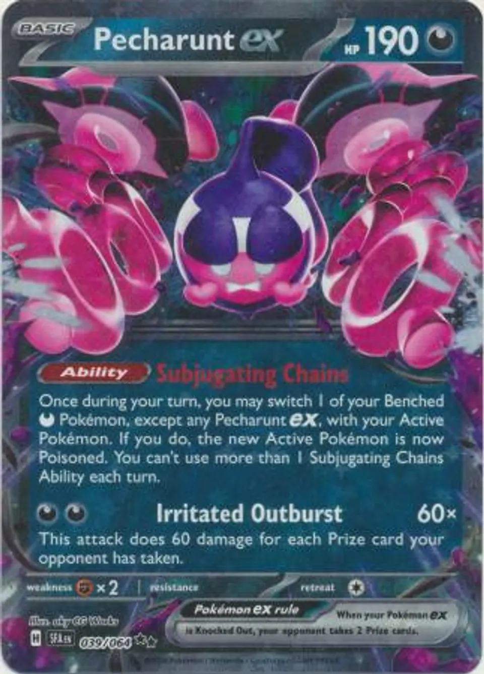 Pecharunt ex - 039/064 - Ultra Rare (Español) 1