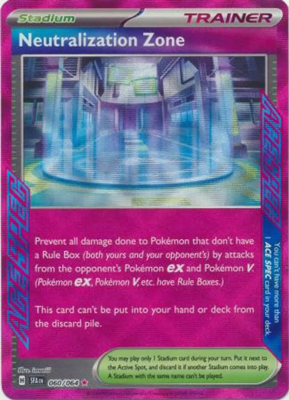 Neutralization Zone - 060/064 - Ace Rare (Español) 1