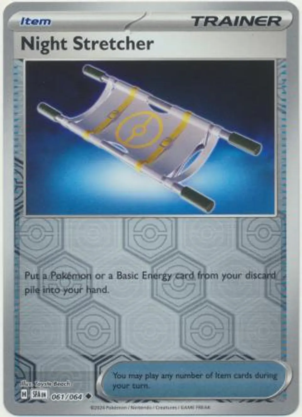 Night Stretcher - 061/064 - Uncommon Reverse Holo 1