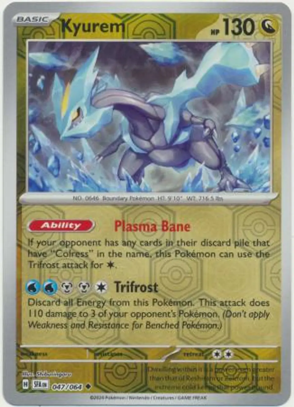 Kyurem - 047/064 - Uncommon Reverse Holo (Español) 1