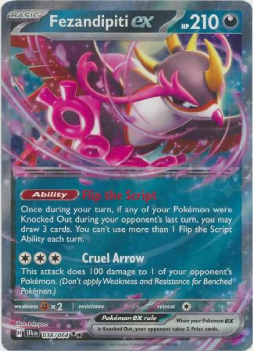 Fezandipiti ex - 038/064 - Ultra Rare 1