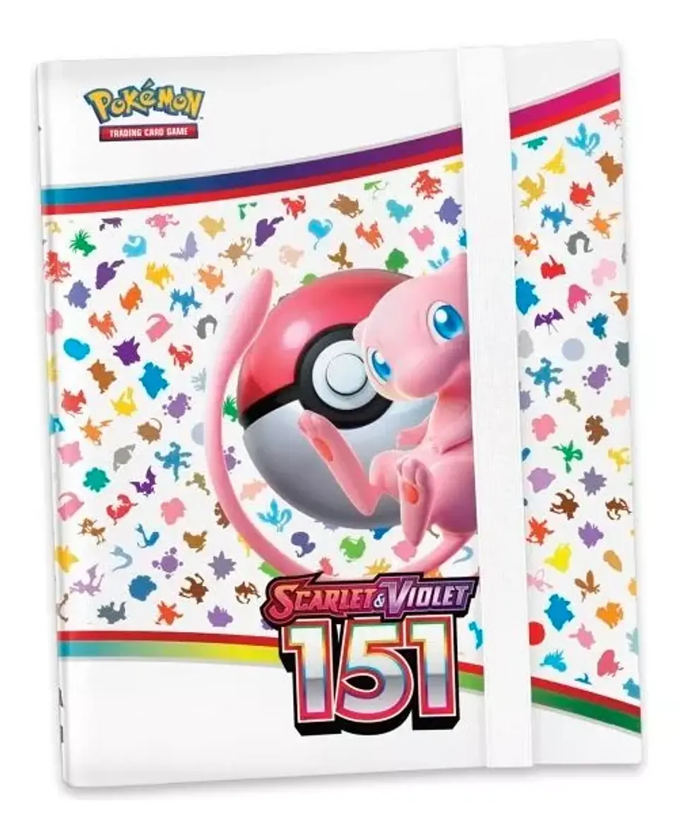 Pokemon Tcg Carpeta 360 Espacios Original Mew 151 1