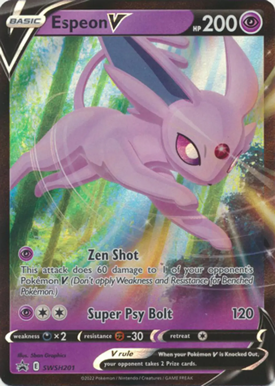 Espeon V - SWSH201 - Promo 1