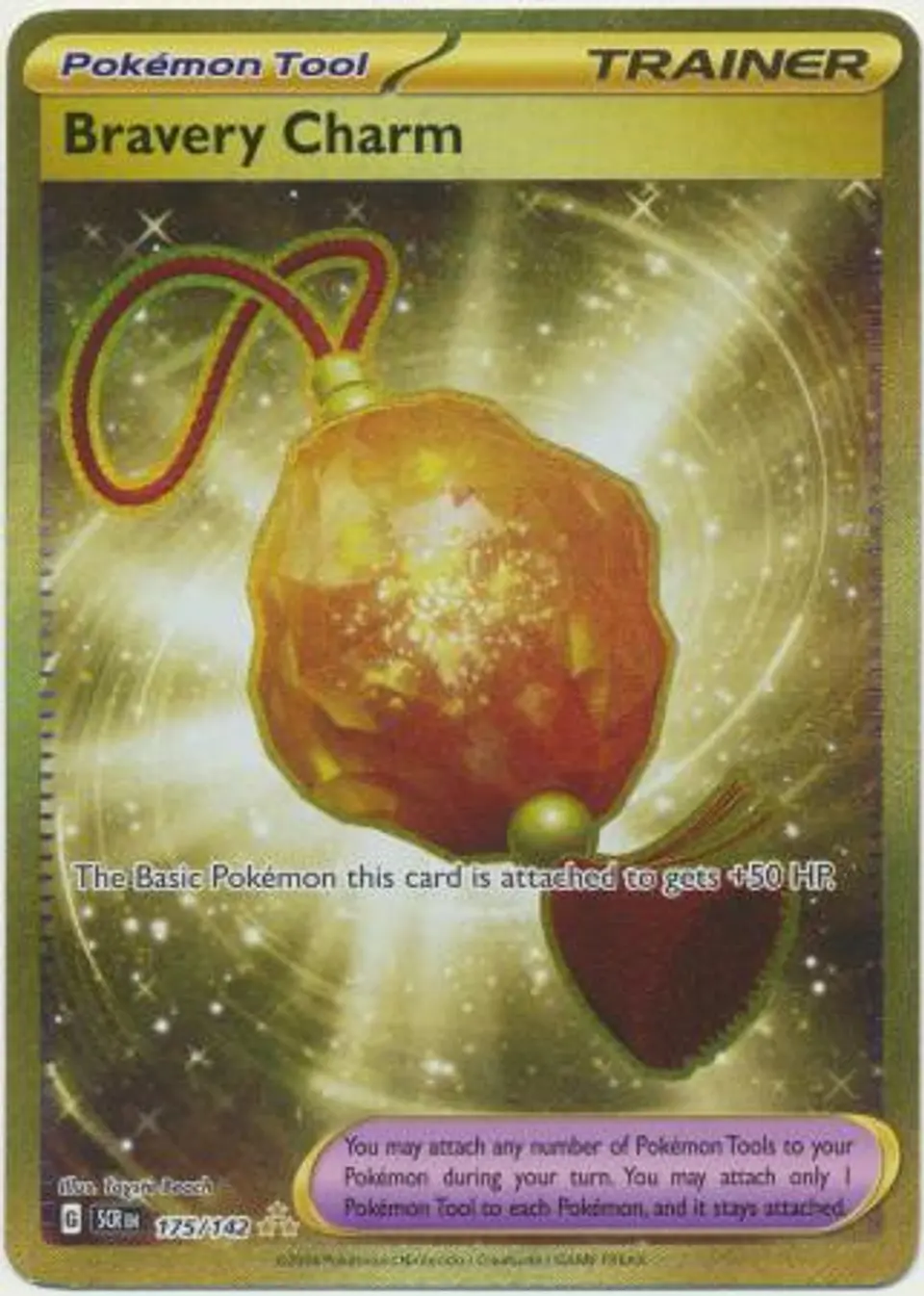 Bravery Charm - 175/142 - Gold Secret Rare (Español) 1