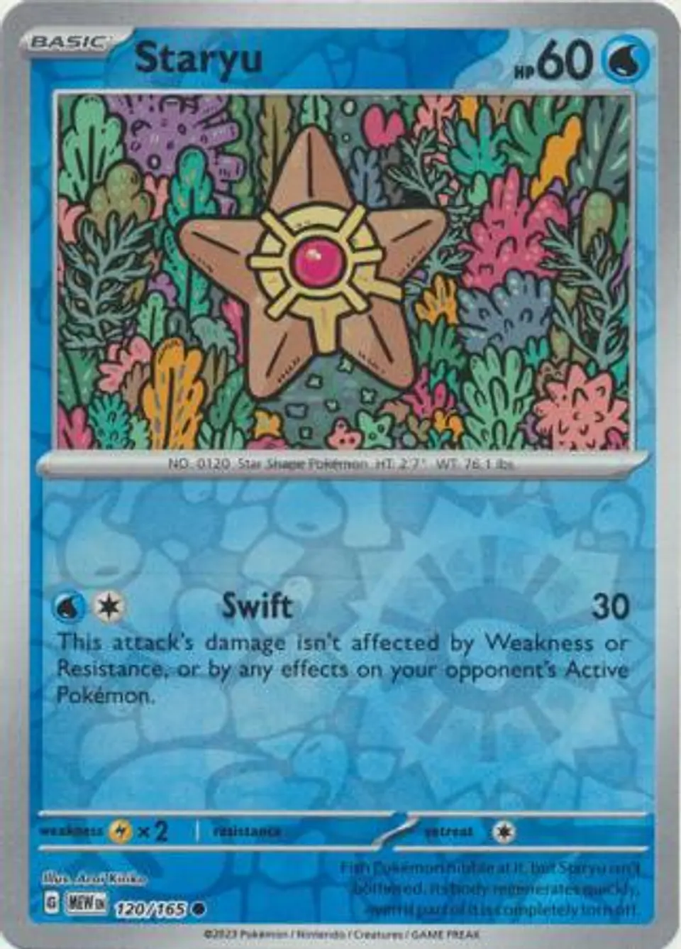 Staryu - 120/165 - Common Reverse Holo 1