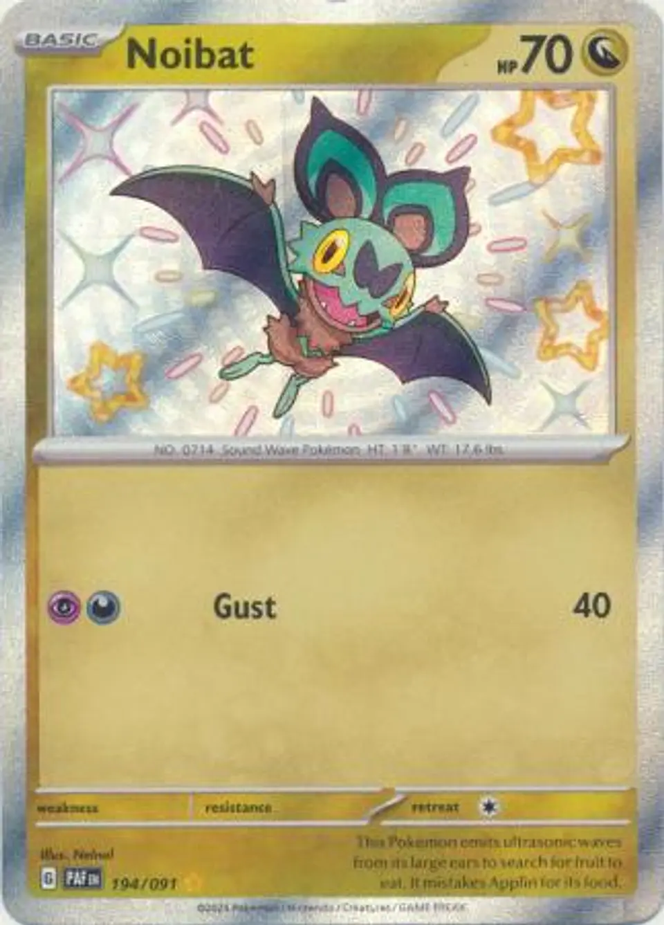 Noibat - 194/091 - Shiny Rare 1