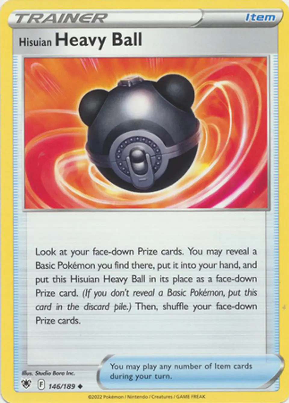 Hisuian Heavy Ball - 146/189 - Uncommon 1