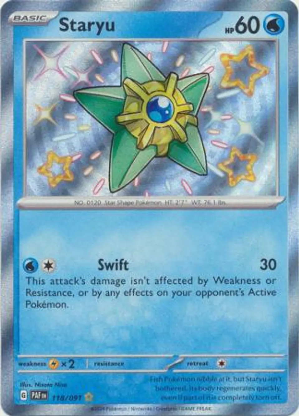 Staryu - 118/091 - Shiny Rare (Español) 1