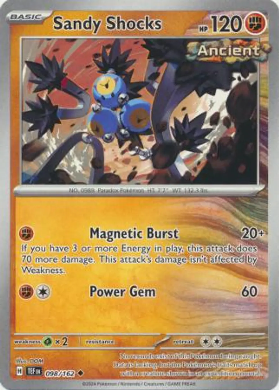 Sandy Shocks - 098/162 - Uncommon 1