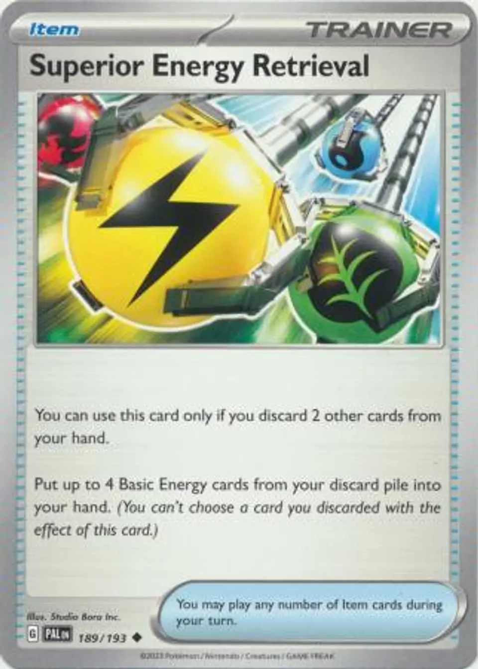 Superior Energy Retrieval - 189/193 - Uncommon 1