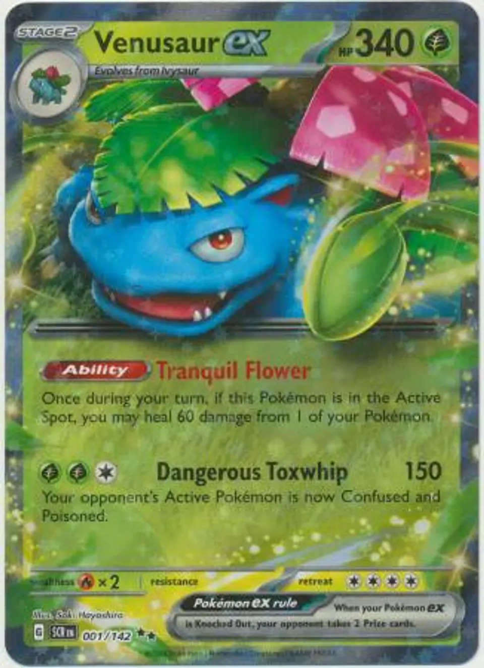 Venusaur ex - 001/142 - Ultra Rare 1
