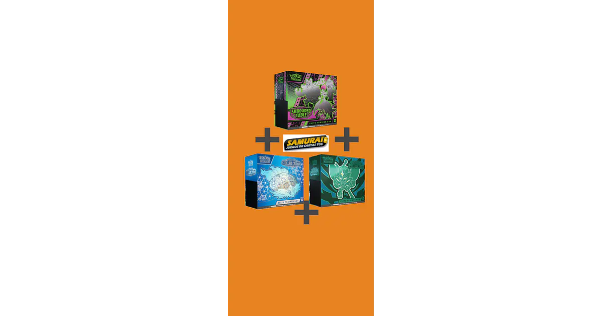 Trío ETB (ETB Stellar Crown + ETB Twilight Masquerade + ETB