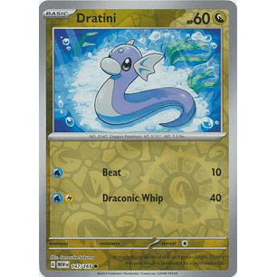 Dratini - 147/165 - Common Reverse Holo