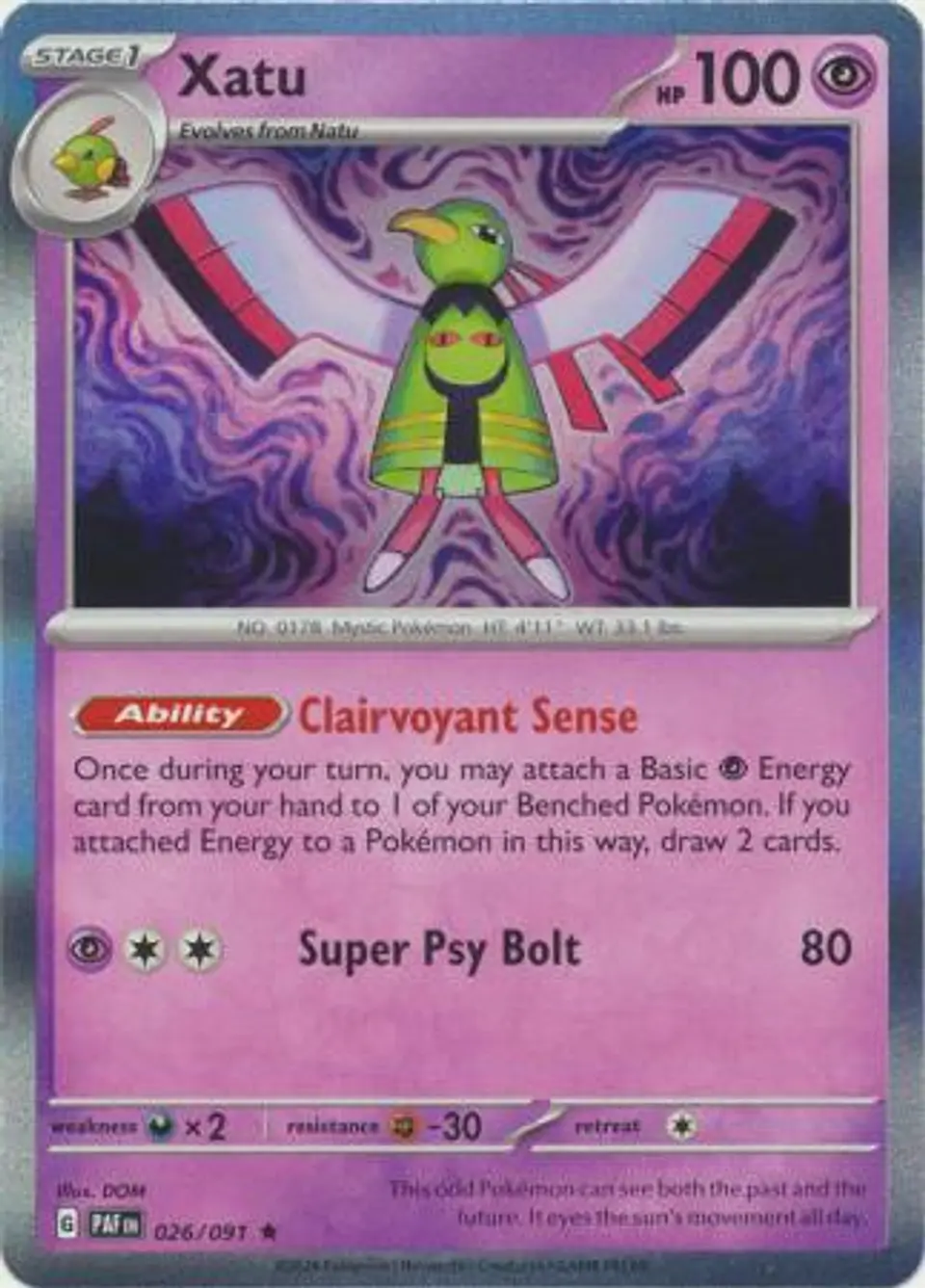 Xatu - 026/091 - Holo Rare 1