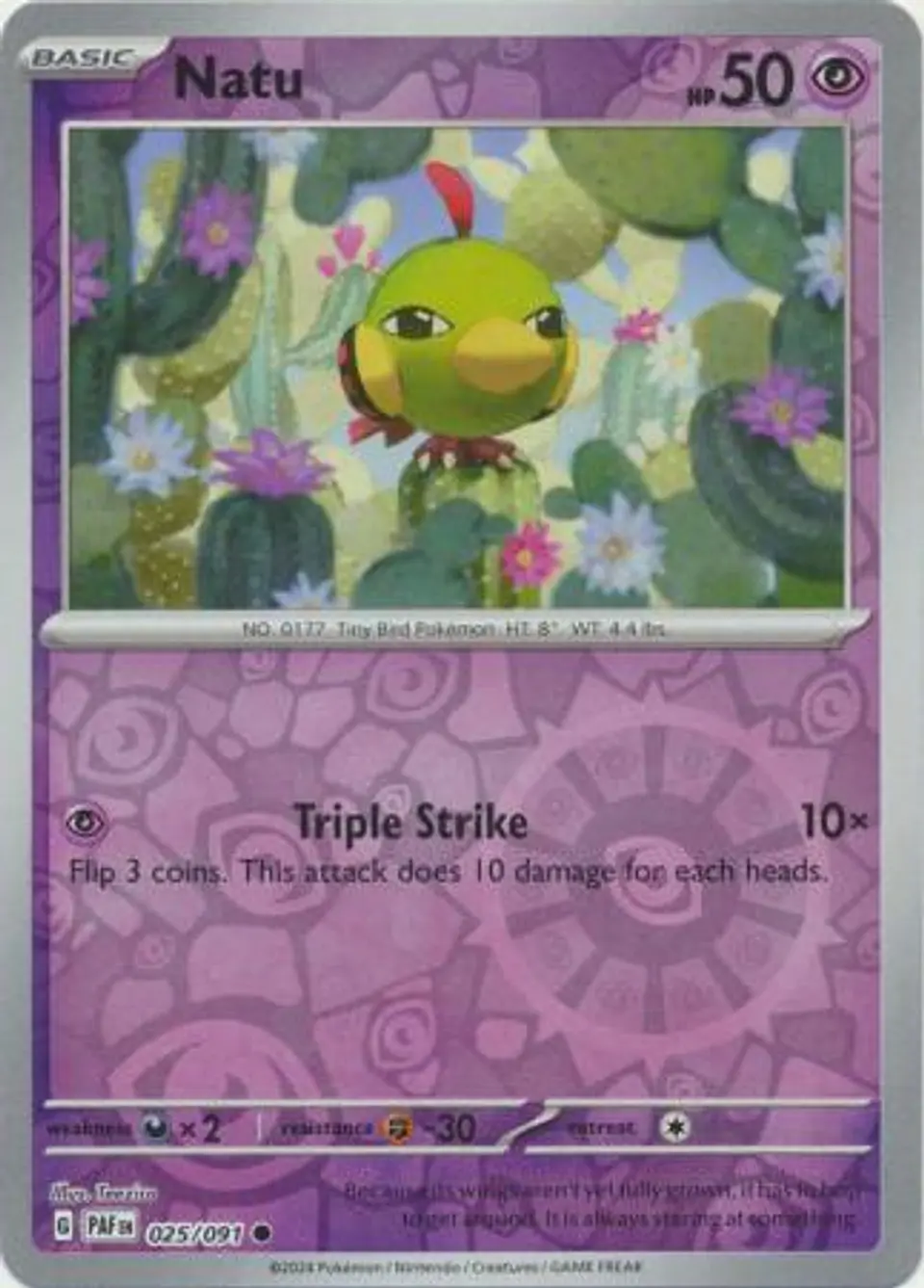 Natu - 025/091 - Common Reverse Holo 1