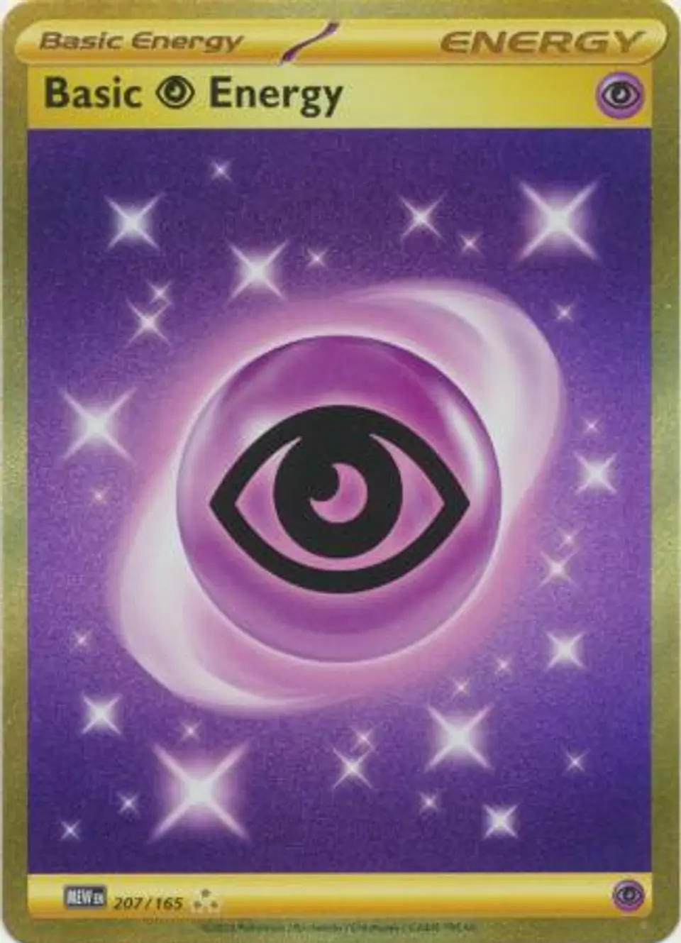 Basic Psychic Energy - 207/165 - Gold Secret Rare 1
