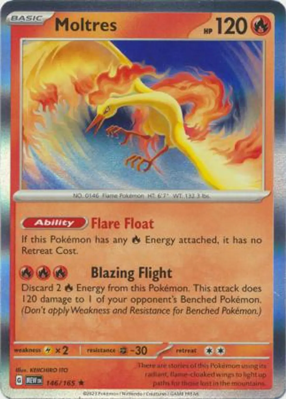 Moltres - 146/165 - Holo Rare 1